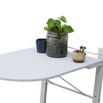 Casa si Gradina - Mobilier - Seturi de mobilier - Seturi mese si scaune - Set de sufragerie 1+2, alb, AMADEO NEW - Infinity.ro