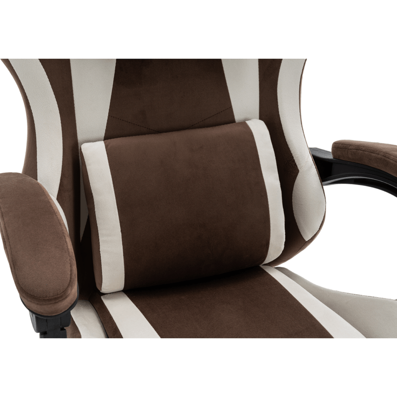 Casa si Gradina - Mobilier - Scaune si fotolii - Scaune - Scaun de birou/gaming, maro/alb, HOSPO - Infinity.ro