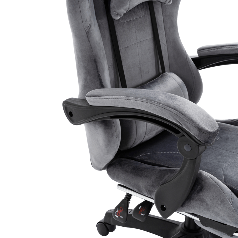 Casa si Gradina - Mobilier - Scaune si fotolii - Scaune - Scaun de birou/gaming, gri, LOPES - Infinity.ro