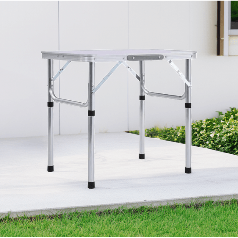 Casa si Gradina - Gradina si terasa - Mobilier exterior - Mese gradina - Masa de camping pliabiala, 60 cm, aluminiu/MDF, KEPI TYP 2 - Infinity.ro