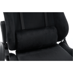 Casa si Gradina - Mobilier - Scaune si fotolii - Scaune - Scaun de birou/gaming, negru, tesatura Velvet, portanta 150 kg, SALOP - Infinity.ro