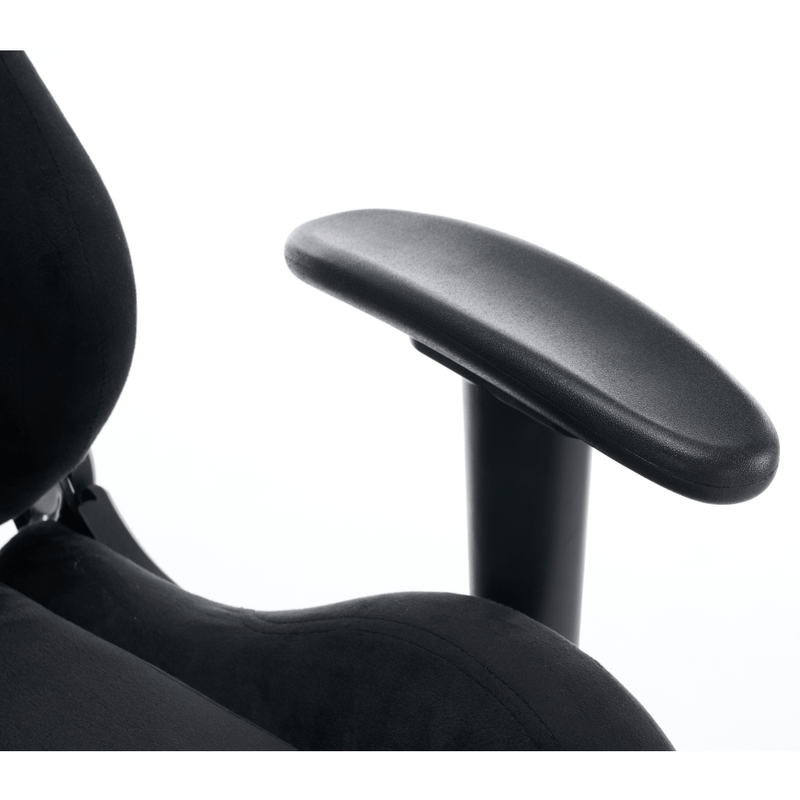 Casa si Gradina - Mobilier - Scaune si fotolii - Scaune - Scaun de birou/gaming, negru, tesatura Velvet, portanta 150 kg, SALOP - Infinity.ro