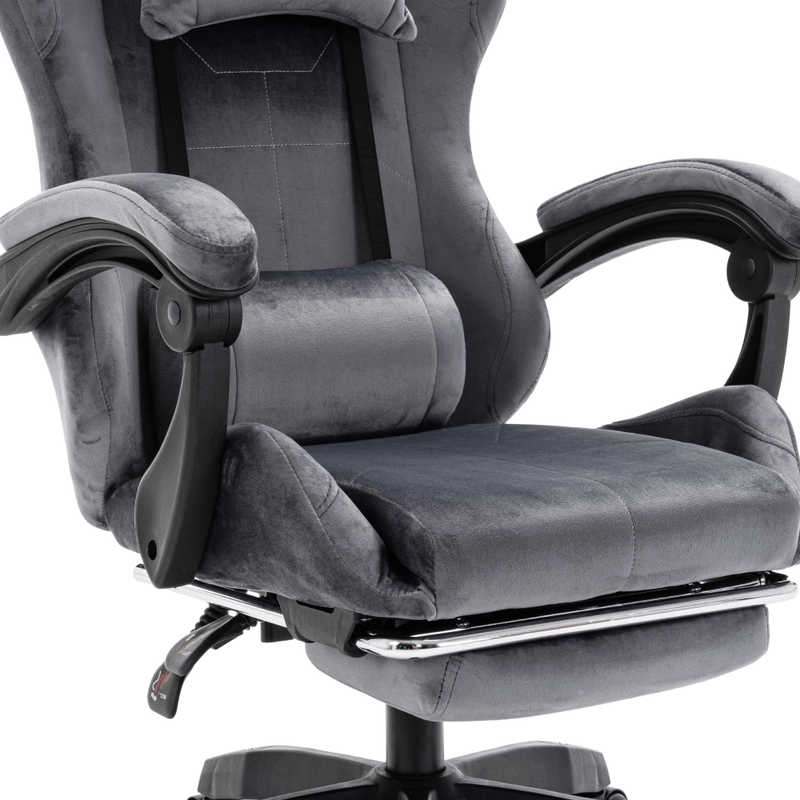 Casa si Gradina - Mobilier - Scaune si fotolii - Scaune - Scaun de birou/gaming, gri, LOPES - Infinity.ro