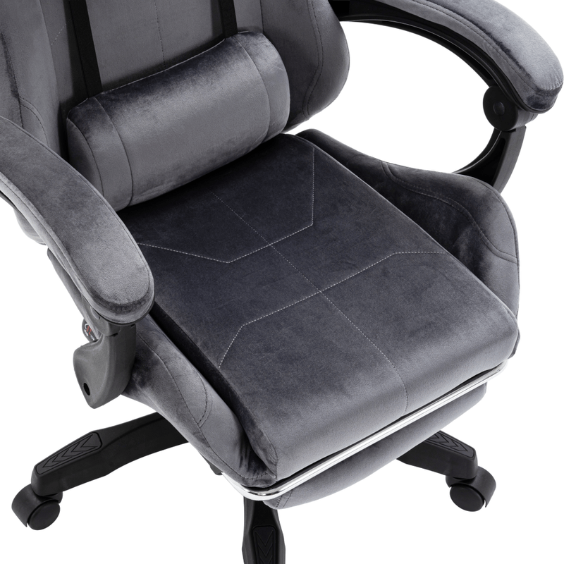 Casa si Gradina - Mobilier - Scaune si fotolii - Scaune - Scaun de birou/gaming, gri, LOPES - Infinity.ro