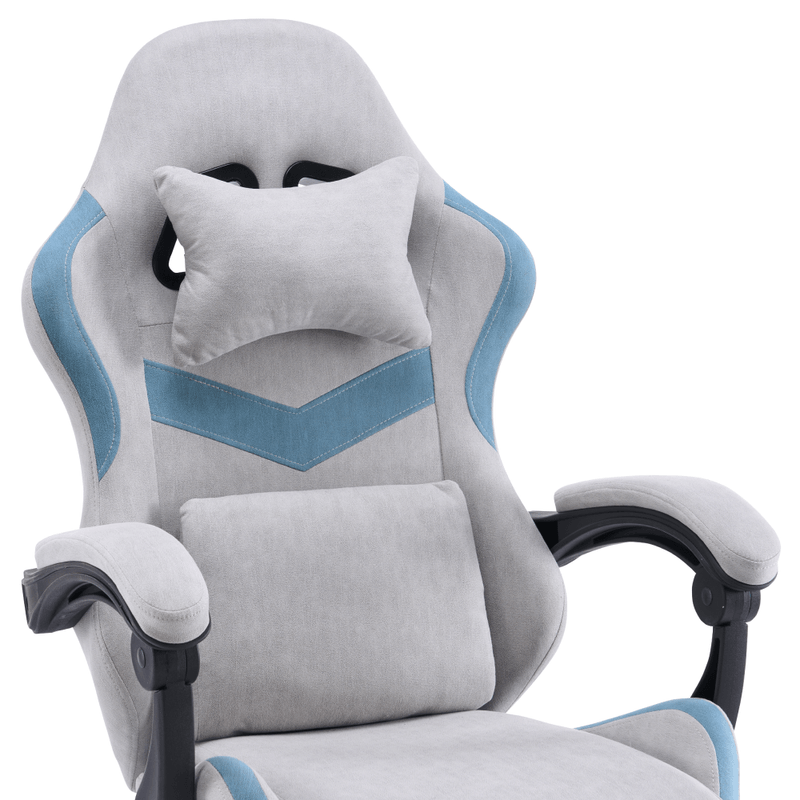 Casa si Gradina - Mobilier - Scaune si fotolii - Scaune - Scaun de birou/gaming, gri/albastru, ZODIA - Infinity.ro