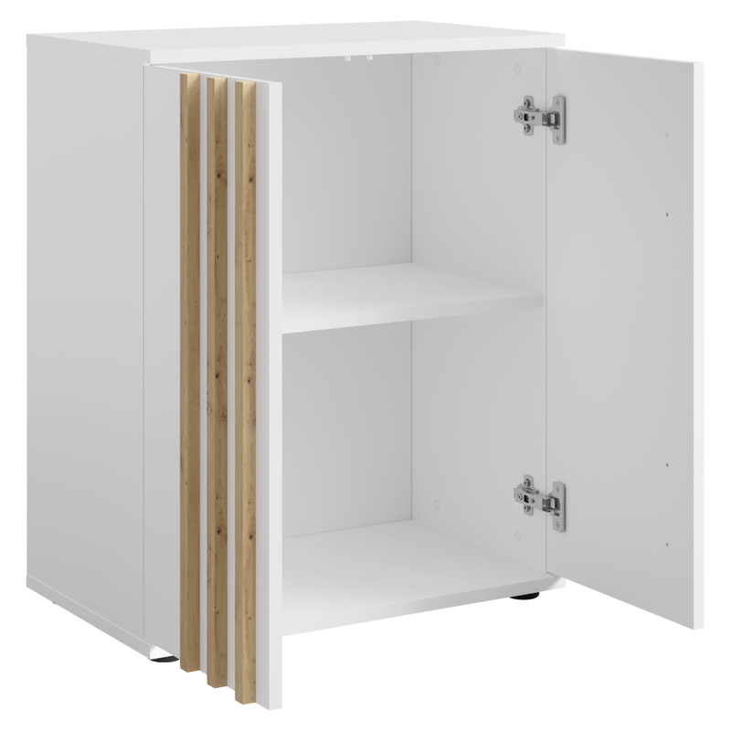 Casa si Gradina - Mobilier - Comode si corpuri - Comode - Comoda, 2D, alb/stejar artisan, TOLIS TYP 1 - Infinity.ro
