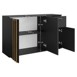 Casa si Gradina - Mobilier - Comode si corpuri - Comode - Comoda, 3D1S, neagra/stejar artisan, TOLIS TYP 2 - Infinity.ro