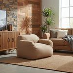 Casa si Gradina - Mobilier - Scaune si fotolii - Fotolii - Sac pentru sezut, maro deschis, FUFY - Infinity.ro