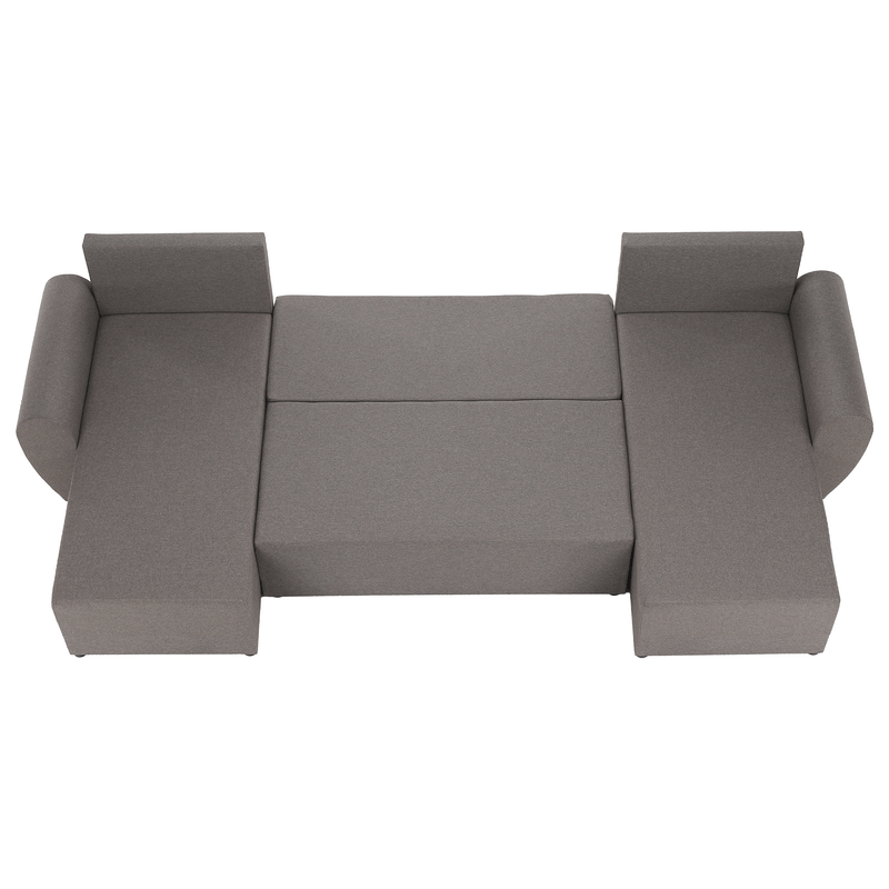 Casa si Gradina - Mobilier - Canapele si coltare - Coltare - Canapea universala, gri-bej Taupe, DAKAR NEW U - Infinity.ro
