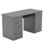 Casa si Gradina - Mobilier - Mese si birouri - Birouri - Masa birou, grafit, EUSTACH - Infinity.ro