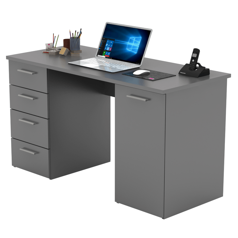 Casa si Gradina - Mobilier - Mese si birouri - Birouri - Masa birou, grafit, EUSTACH - Infinity.ro