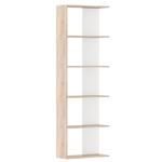 Casa si Gradina - Mobilier - Biblioteci si rafturi - Etajere - Raft, stejar sonoma/alb, AGATIO - Infinity.ro