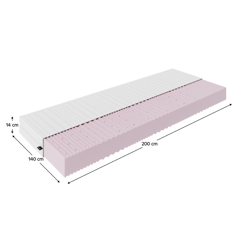 Casa si Gradina - Mobilier - Saltele si somiere - Saltele - Saltea, din spuma, 14 cm, 140x200, MAIR - Infinity.ro