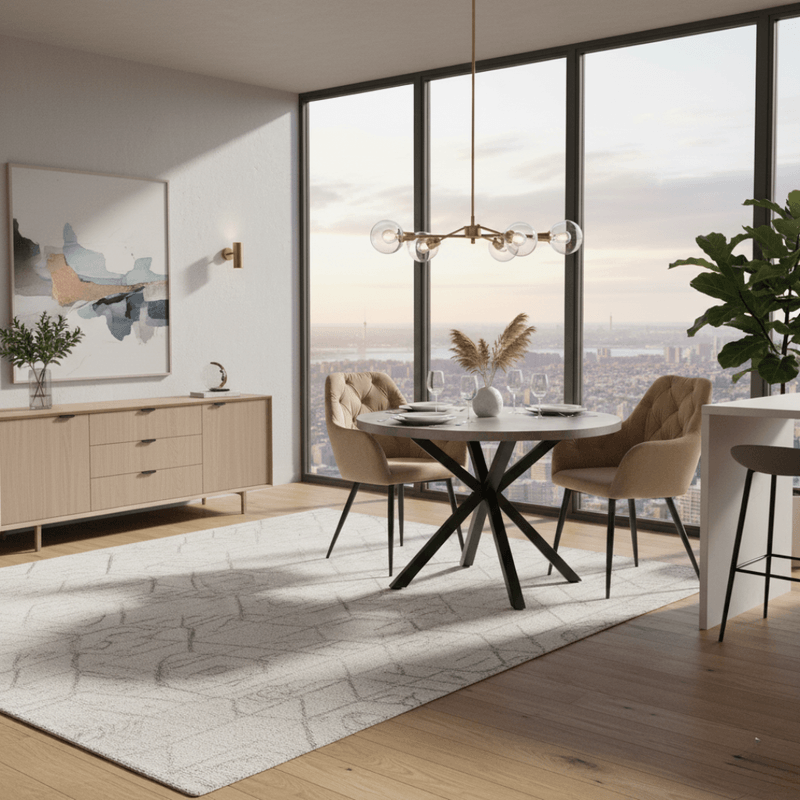 Casa si Gradina - Mobilier - Scaune si fotolii - Scaune - Fotoliu de design, material Velvet bej, VERIO NEW - Infinity.ro