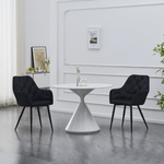Casa si Gradina - Mobilier - Scaune si fotolii - Scaune - Fotoliu de design, material Velvet negru, VERIO NEW - Infinity.ro
