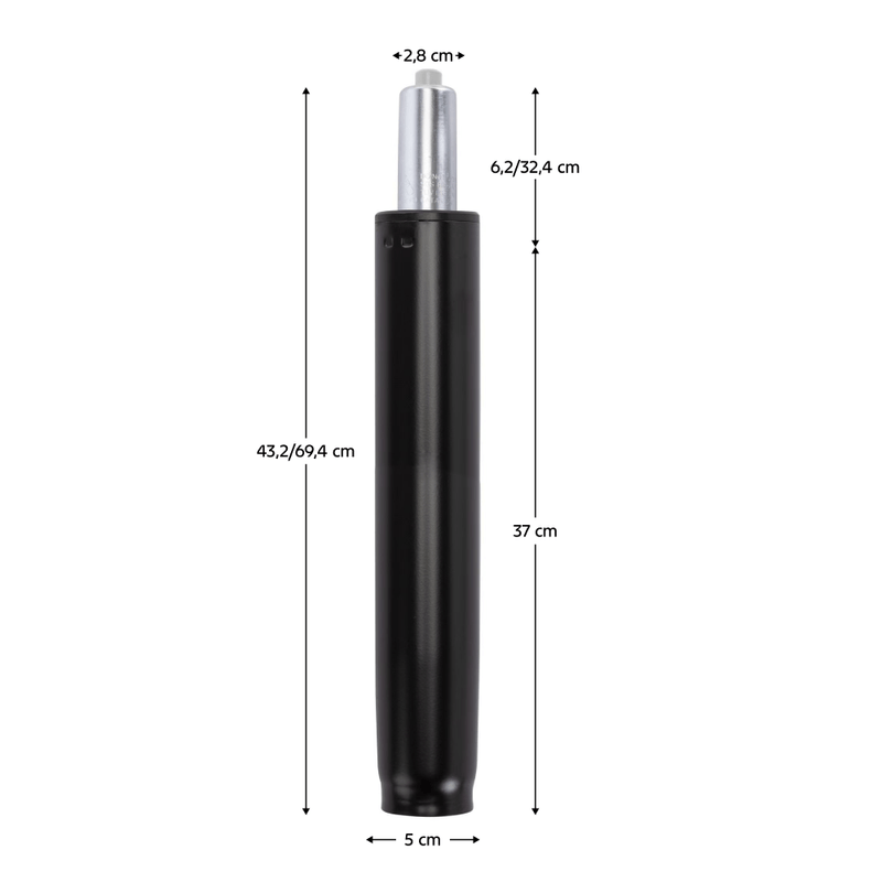 Casa si Gradina - Mobilier - Scaune si fotolii - Scaune - Piston cu gaz, negru, lungime 69,4 cm, 150 kg, PIEST TYP 7 - Infinity.ro