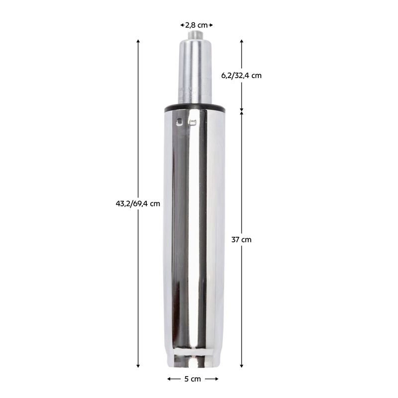 Casa si Gradina - Mobilier - Scaune si fotolii - Scaune - Piston cu gaz, crom, lungime 69,4 cm, 150 kg, PIEST TYP 8 - Infinity.ro