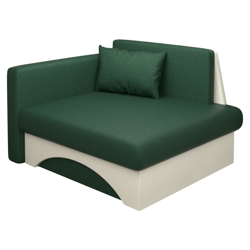 Casa si Gradina - Mobilier - Scaune si fotolii - Fotolii - Fotoliu extensibil, verde/bej, KUBOS NEW UNI - Infinity.ro