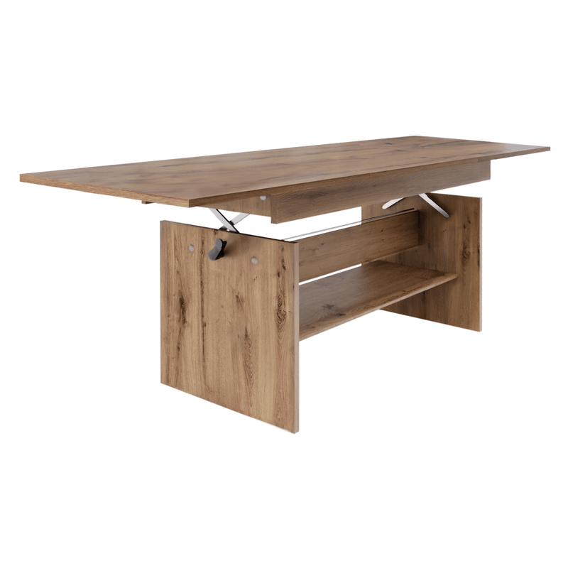 Casa si Gradina - Mobilier - Mese si birouri - Mese bucatarie si dining - Masa plianta pentru mese/conferinte, stejar artisan, 120-160x70 cm, LAVKO NEW - Infinity.ro