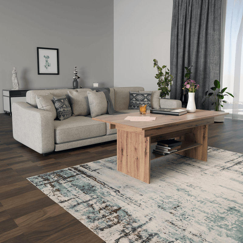 Casa si Gradina - Mobilier - Mese si birouri - Mese bucatarie si dining - Masa plianta pentru mese/conferinte, stejar artisan, 120-160x70 cm, LAVKO NEW - Infinity.ro