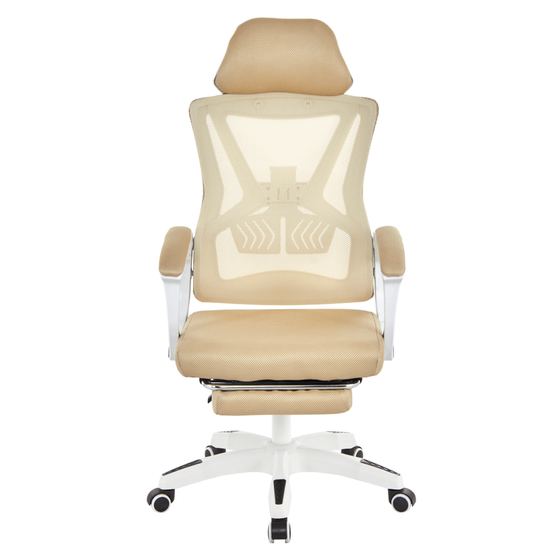 Casa si Gradina - Mobilier - Scaune si fotolii - Scaune - Fotoliu de birou, bej/alb, portanta 150 kg, MALVIN - Infinity.ro