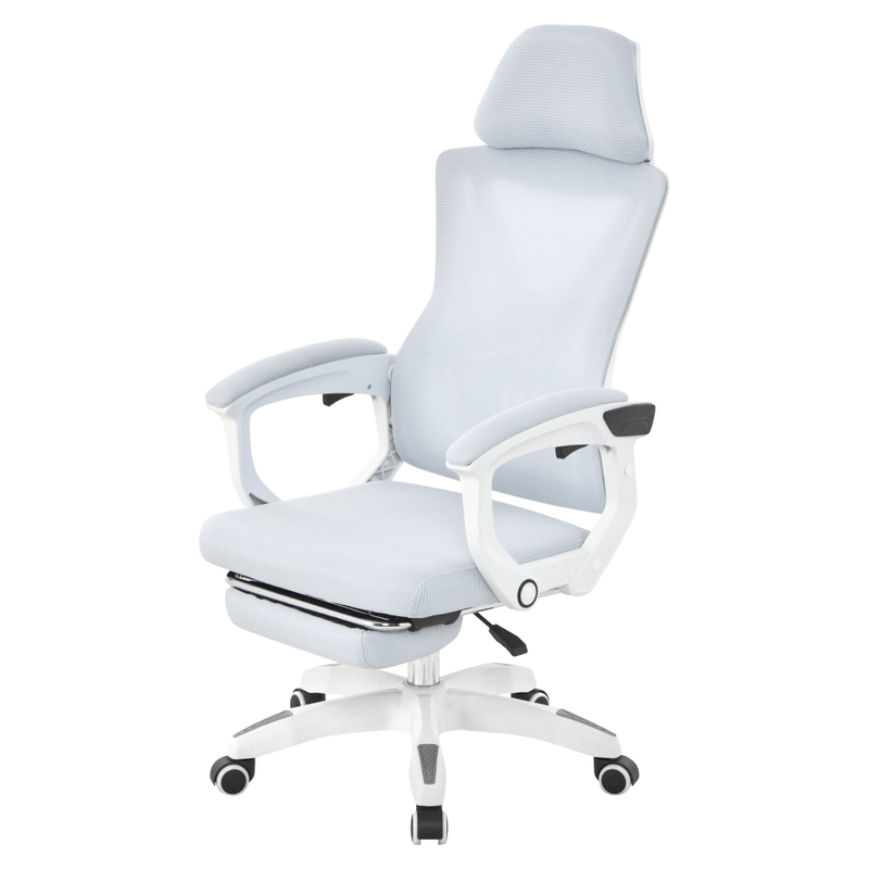 Casa si Gradina - Mobilier - Scaune si fotolii - Scaune - Fotoliu de birou, gri deschis/alb, portanta 150 kg, MALVIN - Infinity.ro
