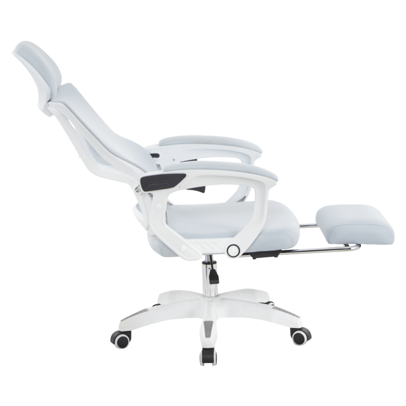 Casa si Gradina - Mobilier - Scaune si fotolii - Scaune - Fotoliu de birou, gri deschis/alb, portanta 150 kg, MALVIN - Infinity.ro