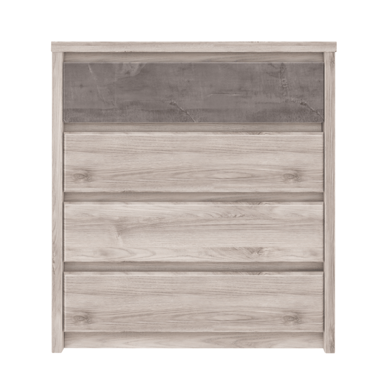 Casa si Gradina - Mobilier - Comode si corpuri - Corpuri bucatarie - Comoda 4S, castan Nairobi / onix, JESI NEW - Infinity.ro
