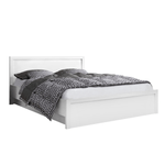 Casa si Gradina - Mobilier - Paturi si accesorii - Paturi - Pat cu spatiu de depozitare, 160x200, alb, JESI NEW - Infinity.ro