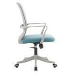 Casa si Gradina - Mobilier - Scaune si fotolii - Scaune - Fotoliu de birou, gri/albastru, DERVIN - Infinity.ro