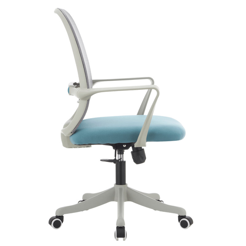 Casa si Gradina - Mobilier - Scaune si fotolii - Scaune - Fotoliu de birou, gri/albastru, DERVIN - Infinity.ro