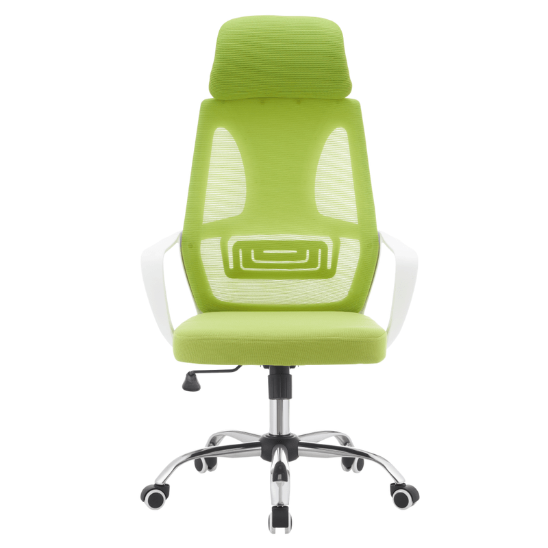 Casa si Gradina - Mobilier - Scaune si fotolii - Scaune - Scaun de birou, verde/alb/crom, TAXIS 2 NEW - Infinity.ro