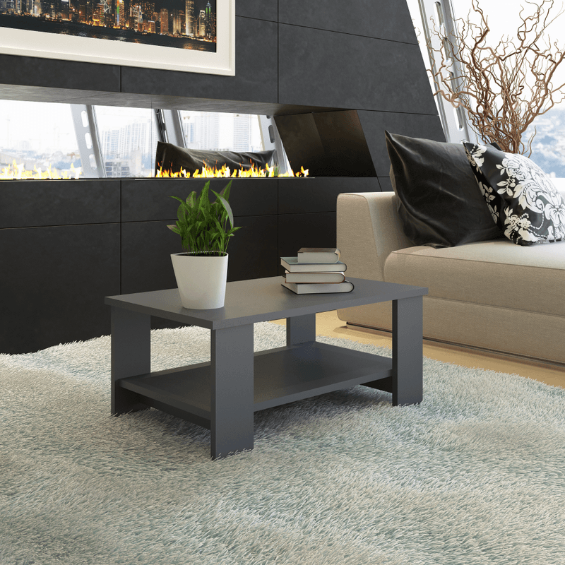 Casa si Gradina - Mobilier - Mese si birouri - Masute de cafea - Masuta de cafea, grafit, BERNARDO - Infinity.ro