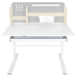 Casa si Gradina - Mobilier - Mobilier copii - Mobilier camera copiilor - Masa de scris crescatoare, gri/alb, ODIN - Infinity.ro
