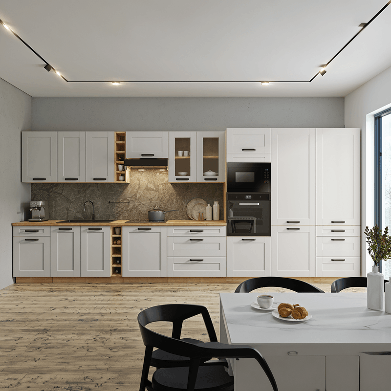 Casa si Gradina - Mobilier - Seturi de mobilier - Seturi bucatarie - Usa pentru masina de spalat vase, alba/stejar artizan, LULA ZM 570x446 - Infinity.ro