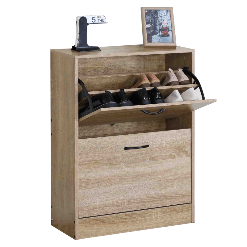 Casa si Gradina - Mobilier - Dulapuri si sifoniere - Dulapuri pantofi - Pantofar, 2 randuri, stejar, BOTNIX - Infinity.ro