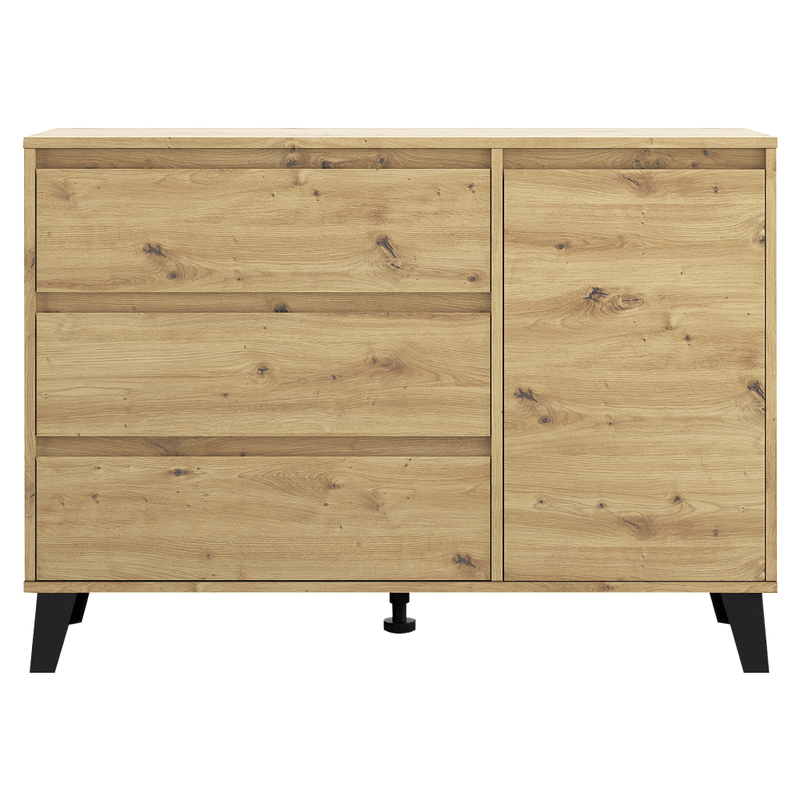 Casa si Gradina - Mobilier - Comode si corpuri - Comode - Comoda, stejar artisan, BOGAN NEW 1D3S - Infinity.ro