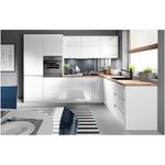 Casa si Gradina - Mobilier - Seturi de mobilier - Seturi bucatarie - Dulap inferior, alb/alb luciu extra ridicat HG, AURORA D60S4 - Infinity.ro