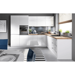 Casa si Gradina - Mobilier - Seturi de mobilier - Seturi bucatarie - Dulap inferior, alb/alb luciu extra ridicat HG, AURORA D80S4 - Infinity.ro