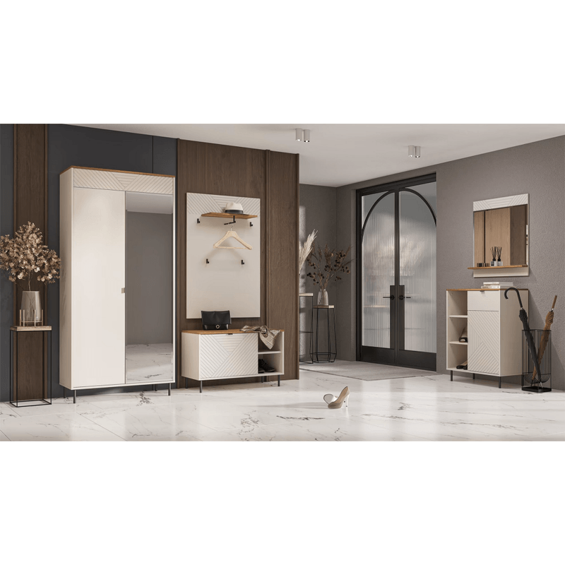 Casa si Gradina - Mobilier - Biblioteci si rafturi - Etajere - Raft jos, casmir/stejar castello, EYCO 1D1S - Infinity.ro