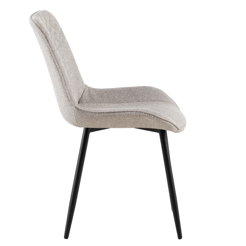 Casa si Gradina - Mobilier - Scaune si fotolii - Scaune - Scaun pentru sufragerie, bej/negru, ALIA - Infinity.ro