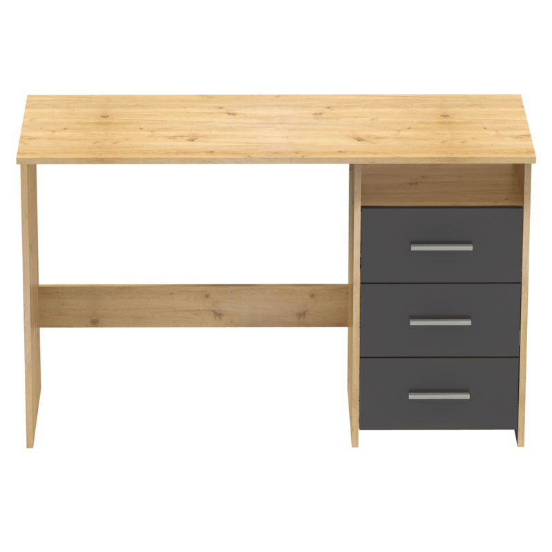 Casa si Gradina - Mobilier - Mese si birouri - Birouri - Birou PC, stejar artizanal/grafit, LARISTOTE NEW - Infinity.ro
