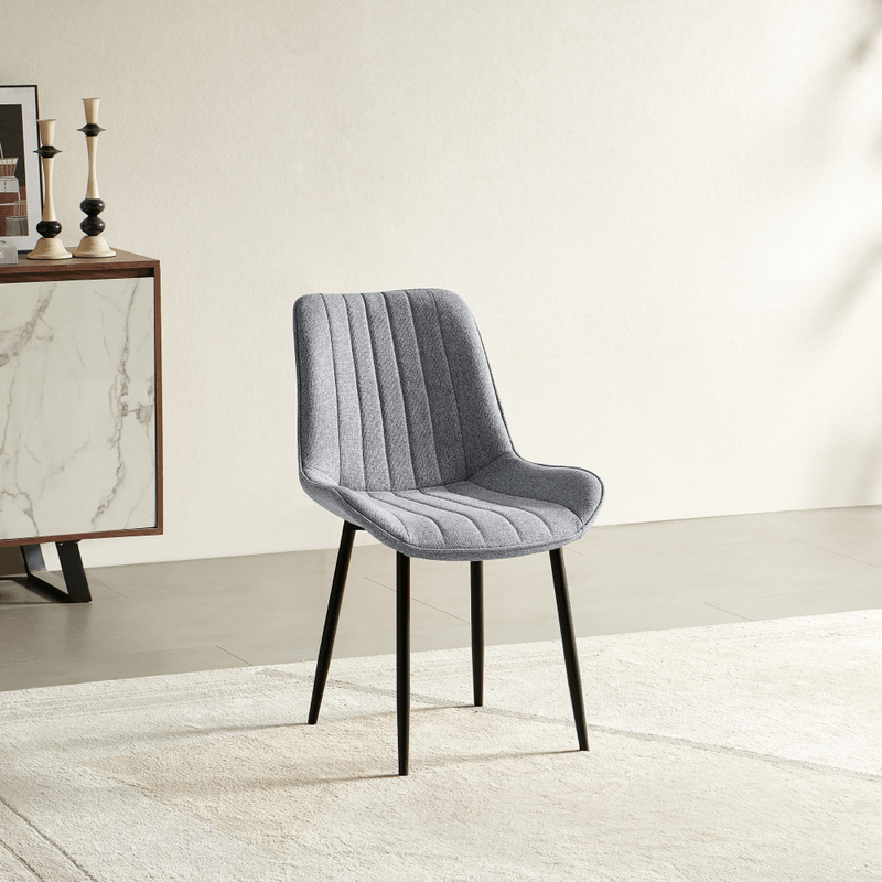 Casa si Gradina - Mobilier - Scaune si fotolii - Scaune - Scaun de sufragerie, gri deschis/negru, ZAJRA - Infinity.ro