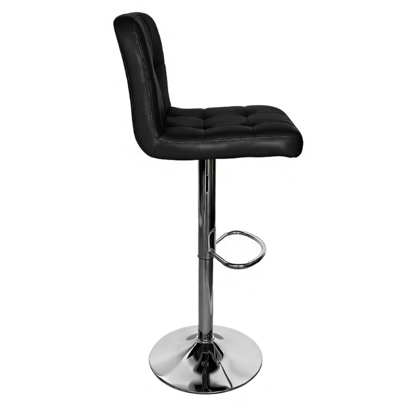 Casa si Gradina - Mobilier - Scaune si fotolii - Scaune - Scaun de bar, piele ecologica negru/crom, KANDY 2 NEW - Infinity.ro