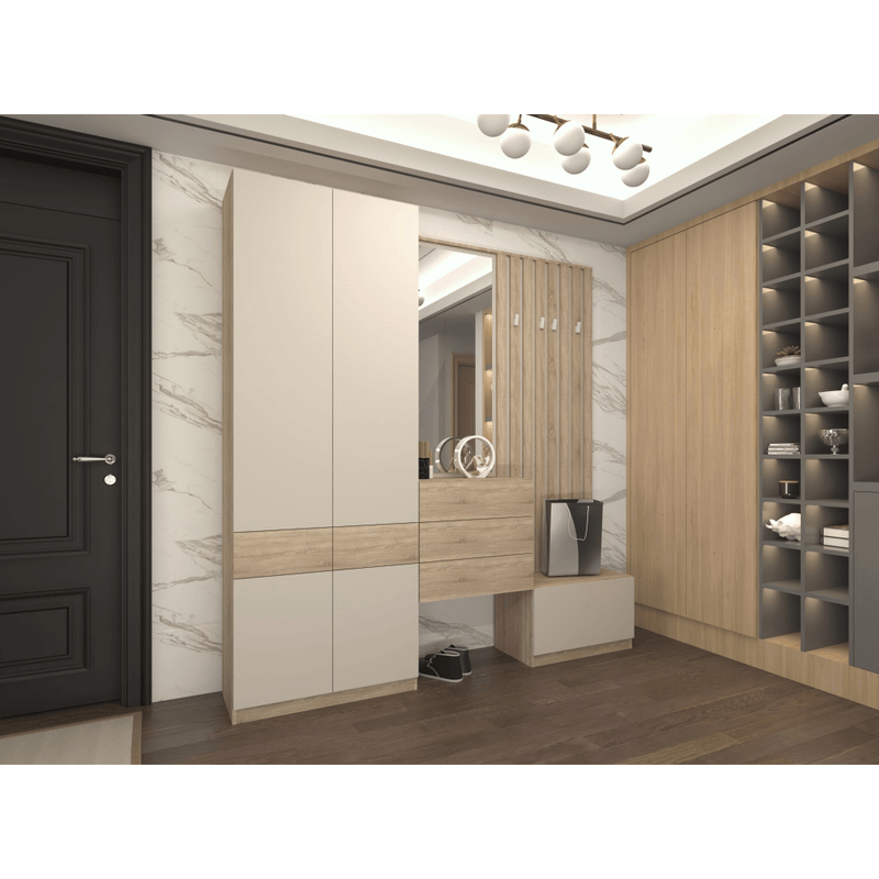 Casa si Gradina - Mobilier - Organizare si depozitare - Cuiere - Cuier, stejar sonoma/casmir, VERTIO WIE67 - Infinity.ro