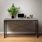 Casa si Gradina - Mobilier - Mese si birouri - Birouri - Birou, beton/negru, 150x60 cm, MELLORA - Infinity.ro