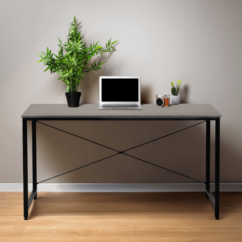 Casa si Gradina - Mobilier - Mese si birouri - Birouri - Birou, beton/negru, 150x60 cm, MELLORA - Infinity.ro