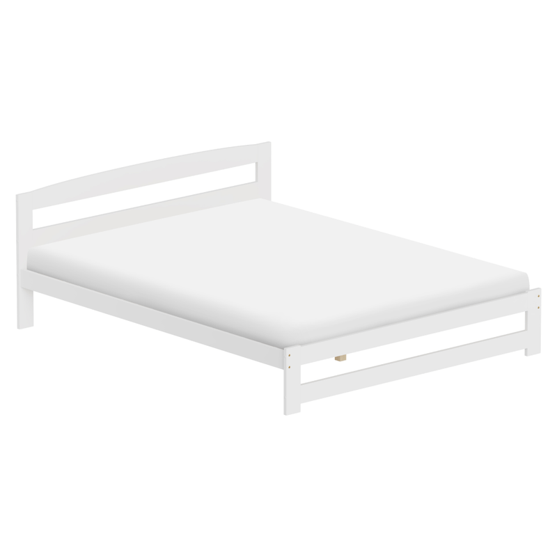 Casa si Gradina - Mobilier - Paturi si accesorii - Paturi - Pat cu somiera, alb, 160x200, AZRA - Infinity.ro