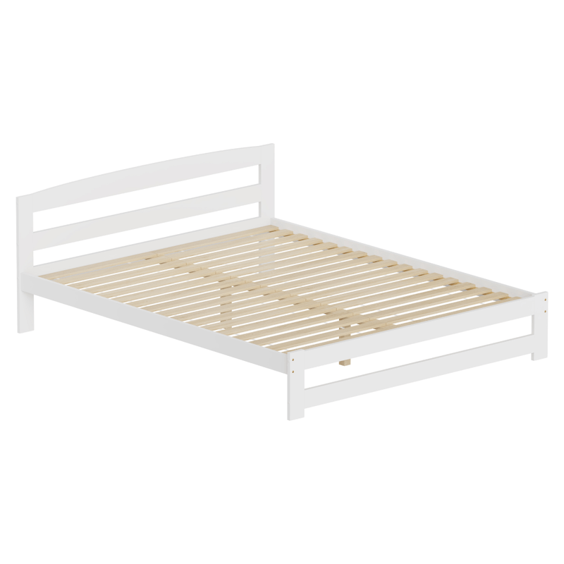 Casa si Gradina - Mobilier - Paturi si accesorii - Paturi - Pat cu somiera, alb, 160x200, AZRA - Infinity.ro