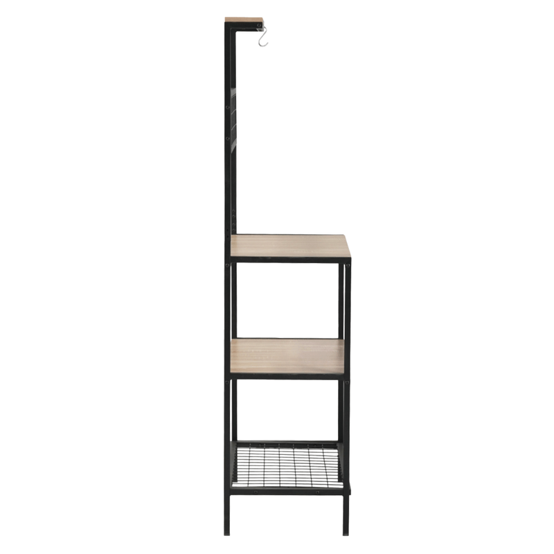 Casa si Gradina - Mobilier - Biblioteci si rafturi - Etajere - Biblioteca, stejar sonoma trufel/negra, GAVINO - Infinity.ro